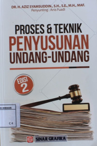 Image of Proses dan teknik penyusunan undang-undang