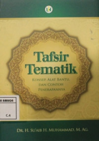 Image of Tafisr tematik : konsep, alat bantu, dan contoh penerapannya