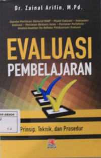 Image of Evaluasi pembelajaran prinsip, tehnik dan prosedur