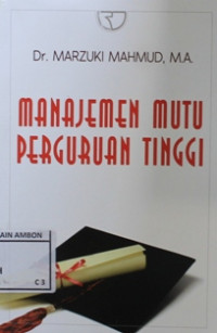 Image of Manajemen mutu perguruan tinggi