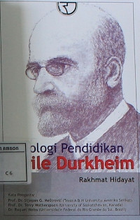Image of Sosiologi pendidikan Emile Durkheim