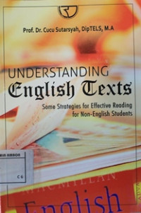 Image of Understanding english text : some strategis for effective reading for non-english students