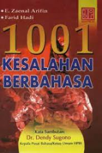 Image of 1001 kesalahan berbahasa
