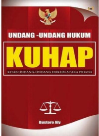 Image of Undang-undang hukum kuhp kitab undang undang hukum acara pidana