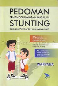 Image of Pedoman penanggulangan masalah stunting berbasis pemberdayaan masyarakat